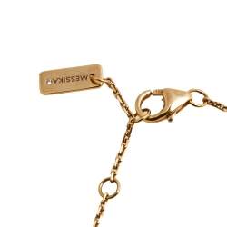 Pre Owned Messika Baby Move Pave Diamond 18K Rose Gold Bracelet