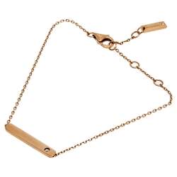 Pre Owned Messika My First Diamond 18K Rose Gold Bracelet
