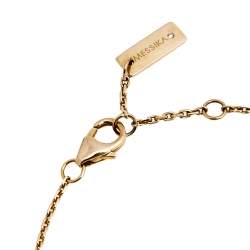 Pre Owned Messika Baby Move Pave Diamond 18K Rose Gold Bracelet