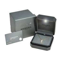 Pre Owned Messika My First Diamond Pave 18K Rose Gold Pendant Necklace