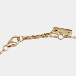 Pre Owned Messika Baby Move Pavé Diamond 18K Yellow Gold Necklace