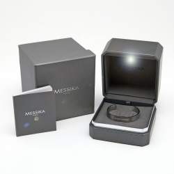 Messika Move Diamonds Titanium Open Cuff Bracelet L