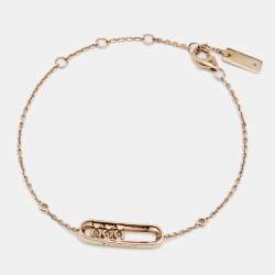 Pre Owned Messika Baby Move Diamonds 18k Rose Gold Bracelet