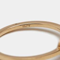 Pre Owned Messika Move Uno Diamonds 18k Rose Gold Ring Size 52