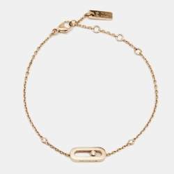 Messika Move Uno Diamond 18k Rose Gold Bracelet