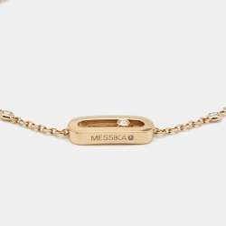 Messika Move Uno Diamond 18k Rose Gold Bracelet