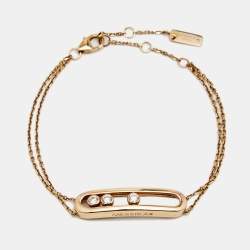 Messika Move Classique Diamonds 18k Rose Gold Bracelet