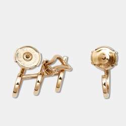 Messika Multi Creoles Gatsby Diamond 18k Rose Gold Earrings