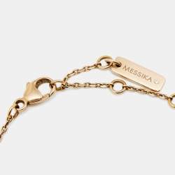Pre Owned Messika My First Diamond 18k Rose Gold Bracelet