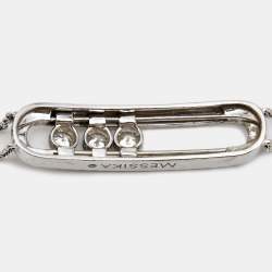 Pre Owned Messika Move Classic Pave Diamond 18k White Gold Bracelet