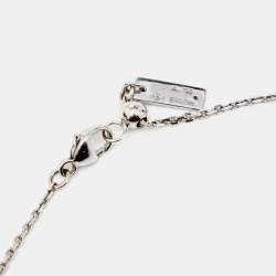 Pre Owned Messika Lucky Move Diamond 18k White Gold Necklace