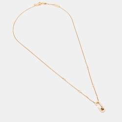 Pre Owned Messika Gigi Hadid Move Addiction Diamond 18k Rose Gold Necklace