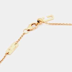 Pre Owned Messika Gigi Hadid Move Addiction Diamond 18k Rose Gold Necklace