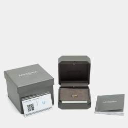 Pre Owned Messika Move Uno Pave Diamond 18k Rose Gold Necklace