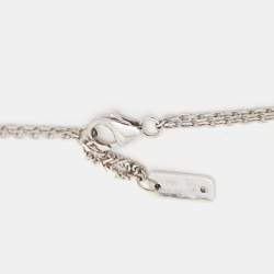 Pre Owned Messika Move Pavé Diamond 18k White Gold Necklace