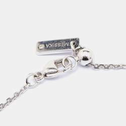 Messika Lucky Move Diamonds 18k White Gold Pendant Necklace