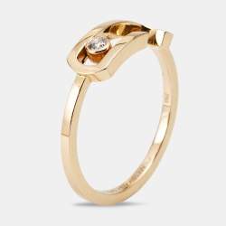 Messika by Gigi Hadid Move Addiction Diamond 18k Rose Gold Ring Size 55