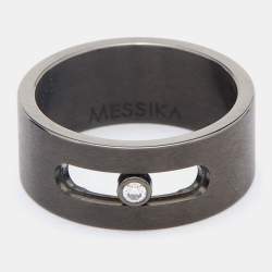 Messika Move Diamond Titanium Ring Size 66
