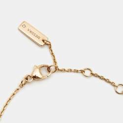 Messika Move Uno Pave Diamond 18k Rose Gold Bracelet