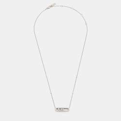 Messika Baby Move Diamond 18k White Gold Necklace