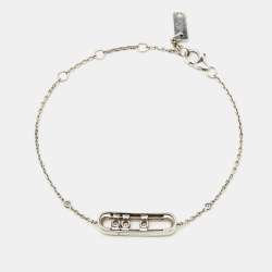 Messika Baby Move Diamonds 18k White Gold Bracelet