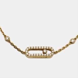 Messika Move Uno Diamonds 18k Yellow Gold Bracelet