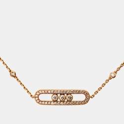 Messika Baby Move Diamond 18K Rose Gold Bracelet