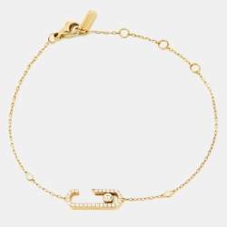 Messika by Gigi Hadid Move Addiction Diamond 18k Yellow Gold Bracelet