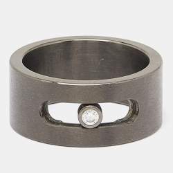 Messika Move Titanium Diamond Ring Size 58