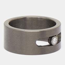 Messika Move Titanium Diamond Ring Size 58