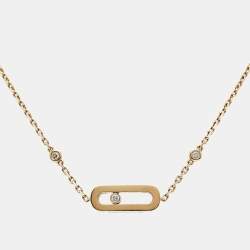 Messika Move Uno Diamond 18k Yellow Gold Bracelet