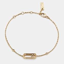 Messika Move Uno Diamond 18k Yellow Gold Bracelet