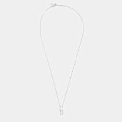 Messika Move Addiction Pavé  Diamond 18K White Gold Necklace