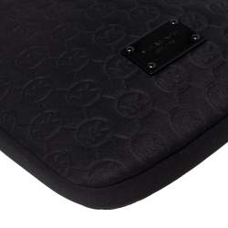 Michael Kors Black Neoprene Zipper iPad Tablet Case