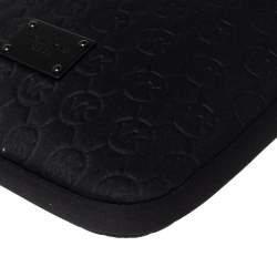 Michael Kors Black Neoprene Zipper iPad Tablet Case