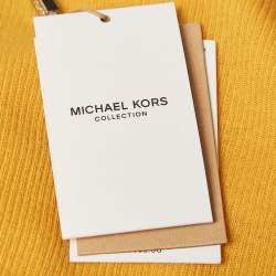 Michael Kors Lemon Yellow Cashmere Knit Jumper S