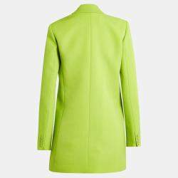 مملوكة مسبقًا سترة مايكل كورس غبردين بويفريند صوف أخضر