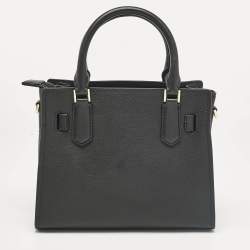 Pre Owned Michael Kors Black Calfhair and Leather Hamilton Tote