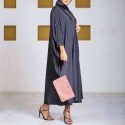 Pre Owned Michael Kors Pink Signature Coated Canvas and Leather Wristlet Pouch