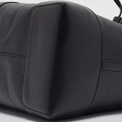 Pre Owned Michael Kors Black Leather Medium Mercer Bucket Bag