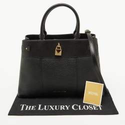 Michael Kors Black Leather Large Gramercy Satchel