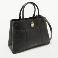 Michael Kors Black Leather Large Gramercy Satchel