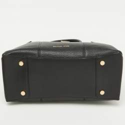 Michael Kors Black Leather Large Gramercy Satchel