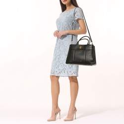 Michael Kors Black Leather Large Gramercy Satchel