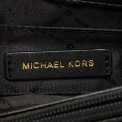 Pre Owned Michael Kors Black Quilted Leather Medium Rose Flap Shoulder Bag