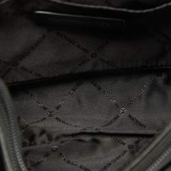 Pre Owned Michael Kors Black Quilted Leather Medium Rose Flap Shoulder Bag