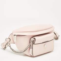 Michael Kors Powder Pink Leather 2 in 1 Maisie Waist Bag