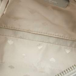 Pre Owned Kate Spade Grey Glitter and Leather Ramey Greta Court Crossbody Bag