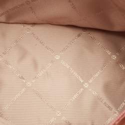 Pre Owned MICHAEL Michael Kors Metallic Leather Extra-Small Jet Set Travel Tote