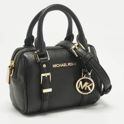 Pre Owned Michael Kors Black Leather Extra Small Bedford Legacy Crossbody Bag
